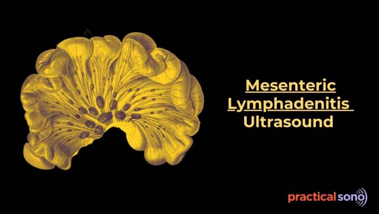 Mesenteric lymphadenitis ultrasound protocol