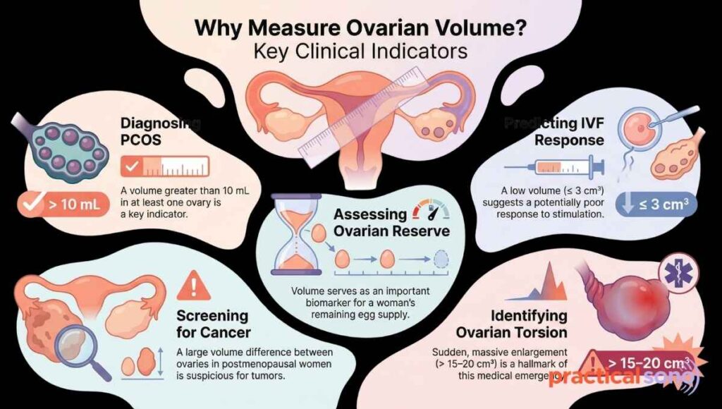 clinical importance of measuring ovarian volume
